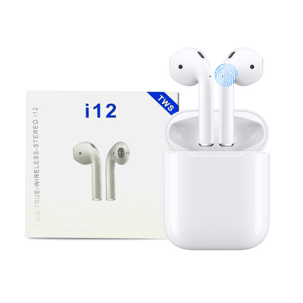 Good i12 TWS Touch Bluetooth Headphones Double V5.0 Wireless Earbuds ture stereo Wireless Headset Earphones with control SIRI