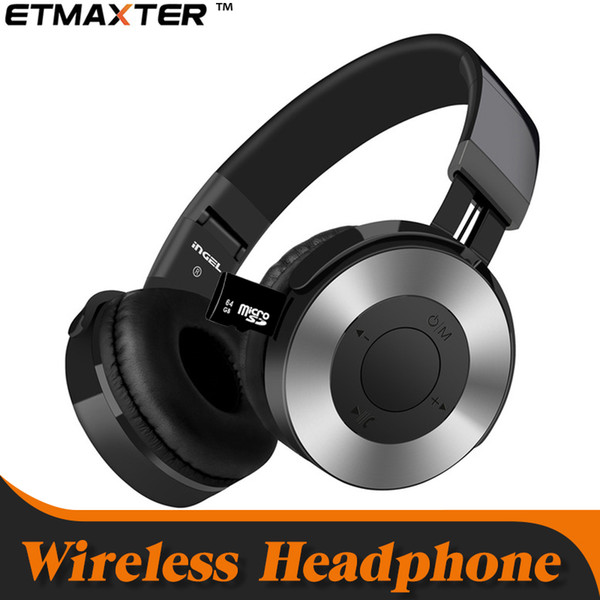 New Wireless Gaming Headphones Bluetooth Headsets Stereo Music Foldable Headband Better Support TF Card Earphones with Retail Box