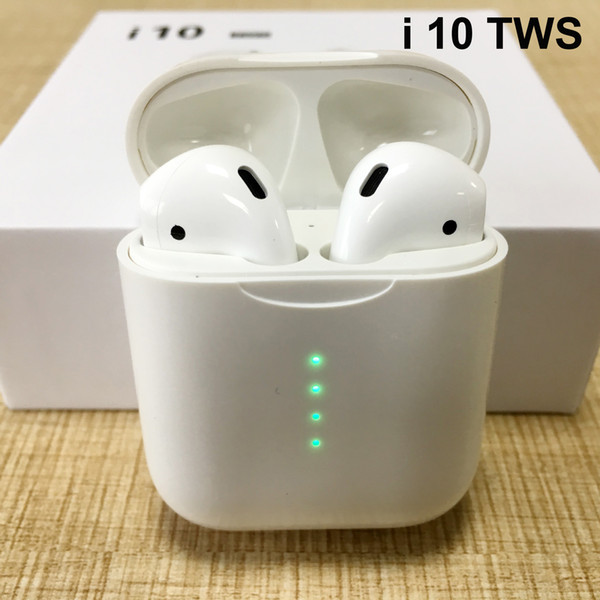 2019 i10 i9s i12 TWS Bluetooth 5.0 Headphone touch control Dual Ear Talking Earphone with Wireless Charging box For iPhone xiaomi samsung