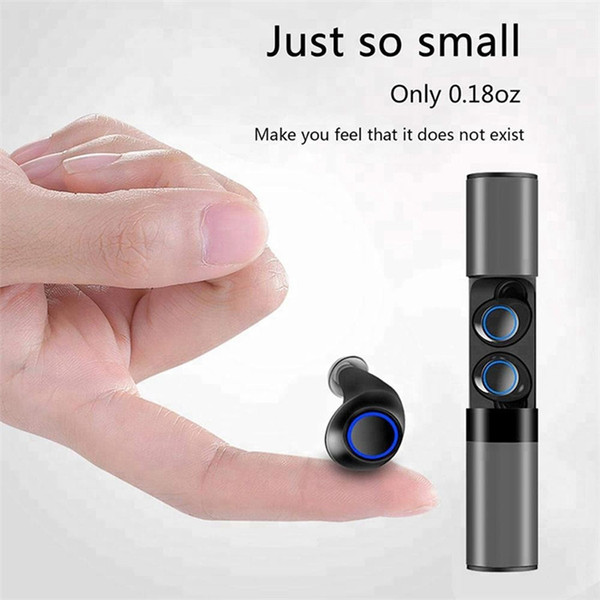 TWS Mini Wireless Bluetooth Earphone Headphone Stereo Earbud Headset Earpiece With Charging Box Mic For All Smart phone Xiaomi