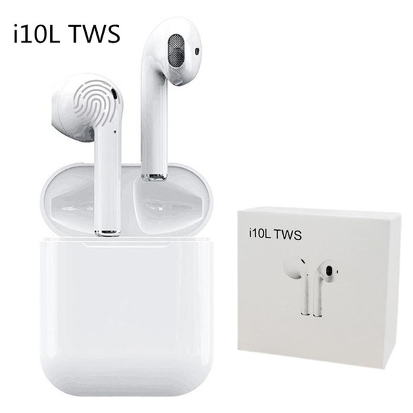 i10l tws wireless bluetooth headphones ture stereo Earphones wireless headset earbuds support wireless charger with charger box for phones