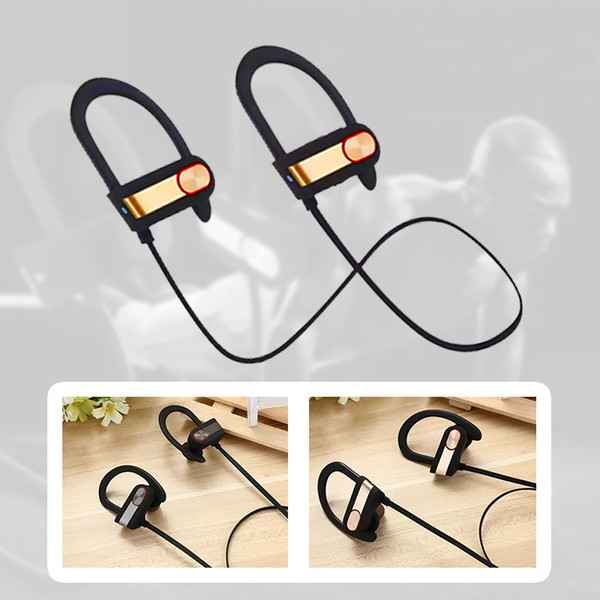 Q7 Wireless Sport Bluetooth 4.1Headset Stereo Sound Earphone in Ear Headsets for Samsung S8 Note 8 with retaill pack