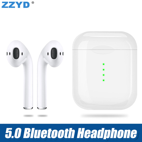 ZZYD Good Quality i10 TWS Wireless Earbuds Bluetooth Headphones V5.0 Type-C Headsets for iPhone with Charger Box