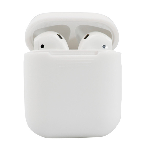 For Apple Airpods Silicone Case Skin Compatible Soft Thin Protector Cover for Air pods Earphone Cell Phone Case