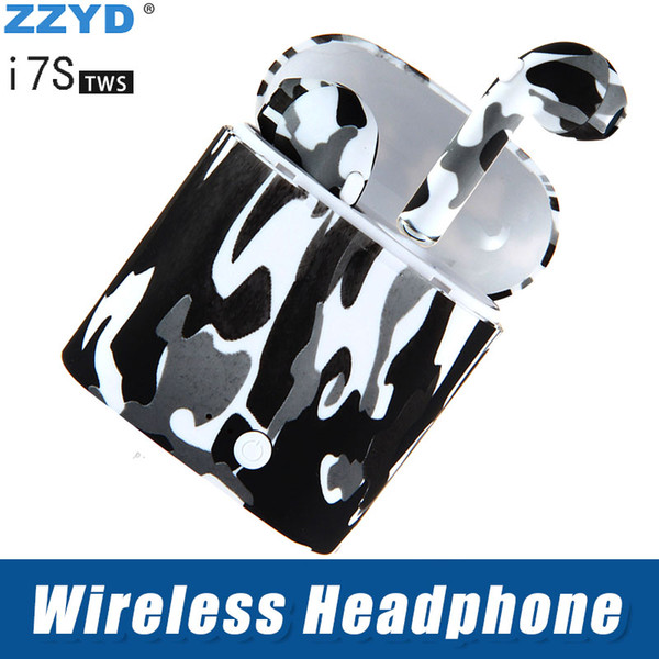 ZZYD For iPX 78 Samsung S8 Note 8 Any Phone i7S TWS Wireless Bluetooth Headphone Mini Stereo Sport Headset