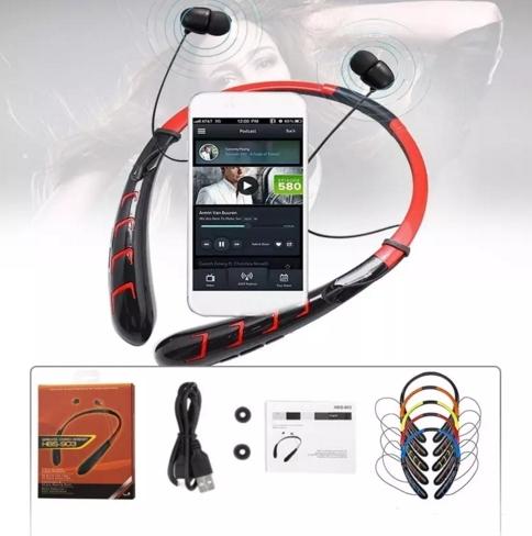 For HBS903 Wireless Headset Bluetooth 4.0 Sport Music Headphones Stereo Handsfree for Cell Phone LG Samsung with Retail pack