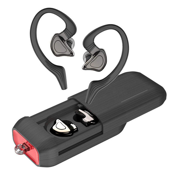 TWS-Q9 Bluetooth Headphones Bluetooth Earphones Sweatproof CVC 6.0 Noise Wireless Earbuds for iPhone Samsung LG