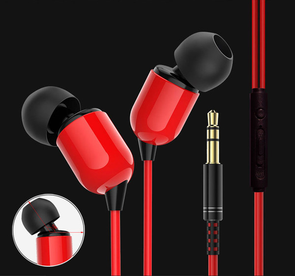 10pcs 3.5mm In Ear 3M Cable Monitor Stereo Earphone Headphone Headset Bass Sub Woofer for Universal Smart Phone Tablet PC MP4 PSP