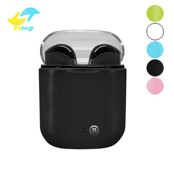 I7S TWS Wireless Bluetooth Headphones Earbuds Earphones with Charging Box Twins Mini Bluetooth Earbuds for iPhone X IOS Android with Retail