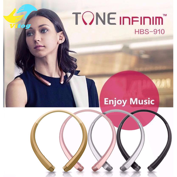 hbs910 Bluetooth Headphones Headset Earphone Sports High Quality 4.1 CSR Chip best quality With Package for iphone 7 plus s8 edge HBS 910