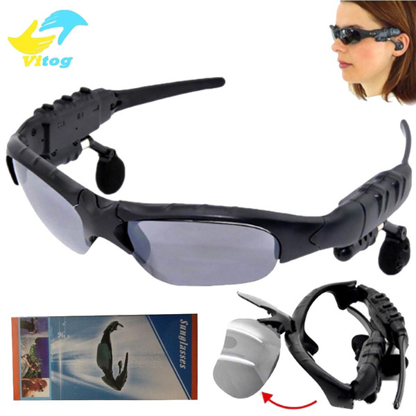 Sunglasses Headset Wireless Bluetooth Headphones Sunglass Stereo Handsfree Earphones mp3 Music Player With Retail Package for smartphones