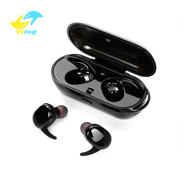 Touch two Mini TWS Wireless Bluetooth 5.0 headphones IPX5 Waterproof Sport headset touch control earphones for smartphones