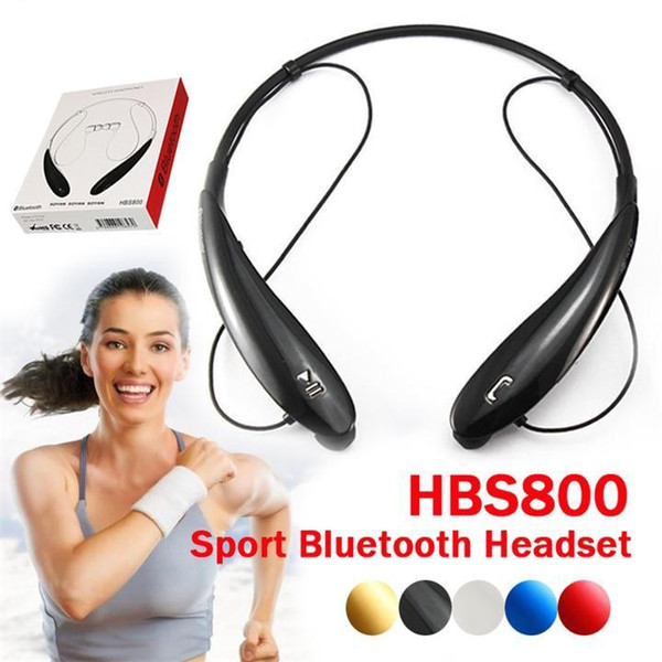 HB-S-800 Sports Stereo Bluetooth Wireless HB-S 800 Headset Earphone Headphones for Iphone8 note8 with gift hard box