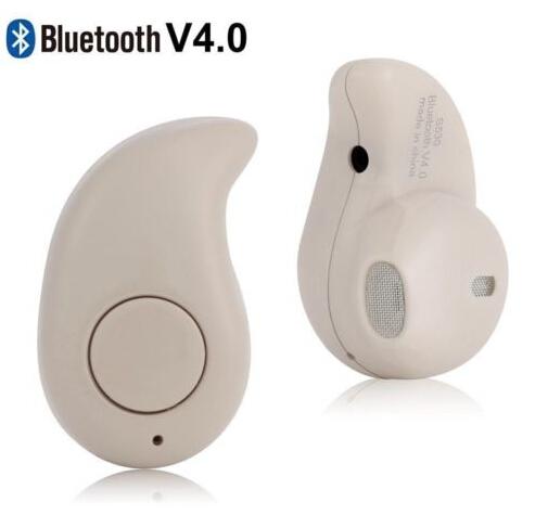 Wireless Ultra-Small S530 Bluetooth V4.0 Stereo In-Ear Headset Earphone Earbuds with retail box khaki on bacca