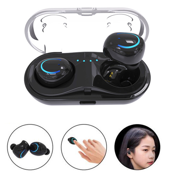 Wireless Bluetooth Earphones In-Ear Wireless Headphones Stereo Earbuds Sports Headset TWS With Mic For xiaomi samsung iphone