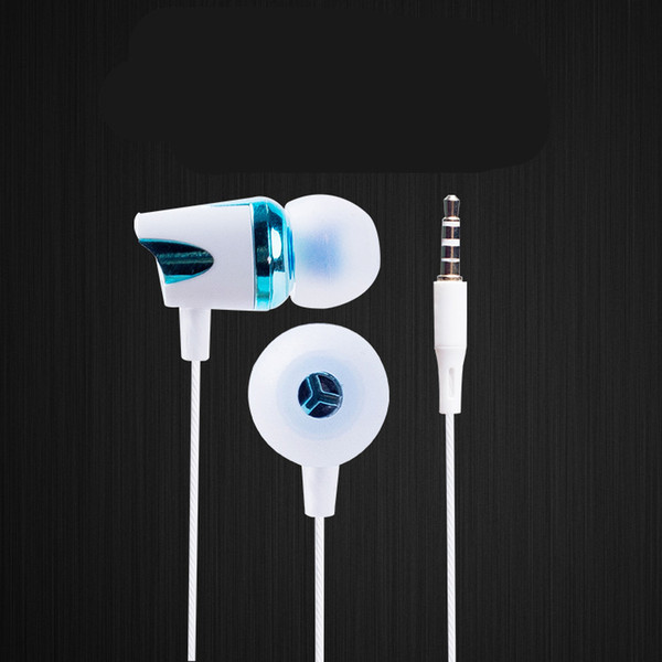 Universal In-Ear Headphones Wire Control with Wheat HD Phone Headset Earbuds For iphone samsung smart phone mp3 mp4 Hot sell