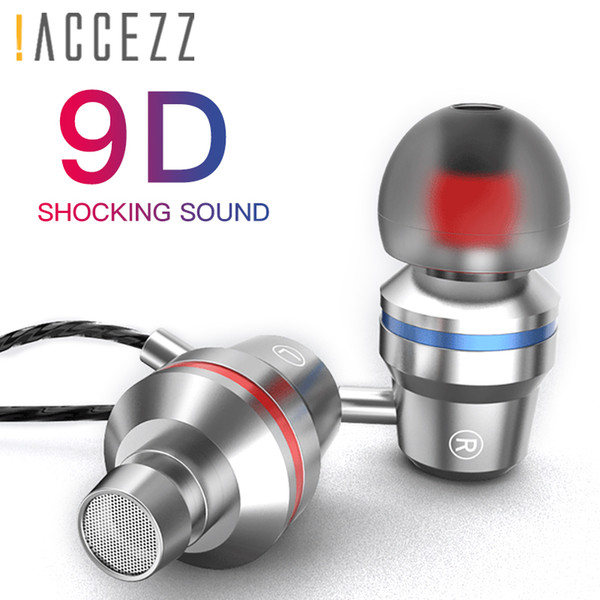 !ACCEZZ In-Ear Earphone With Microphone Super Bass 3.5mm Audio Jack Earphones For Xiaomi Samsung S6 iphone Wired Stereo Headset