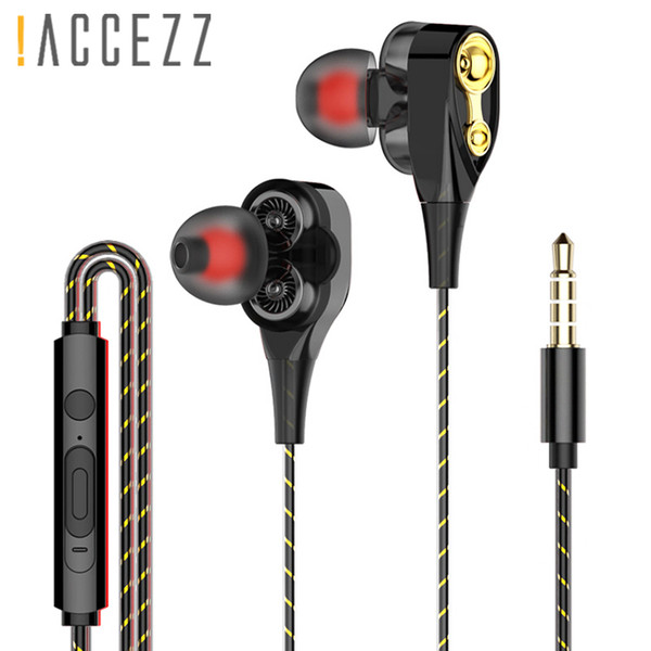 !ACCEZZ In-Ear Earphone With Microphone 3.5mm Audio Jack Earphones For Xiaomi Samsung S6 Huawei Phone Calling Music Wire Headset