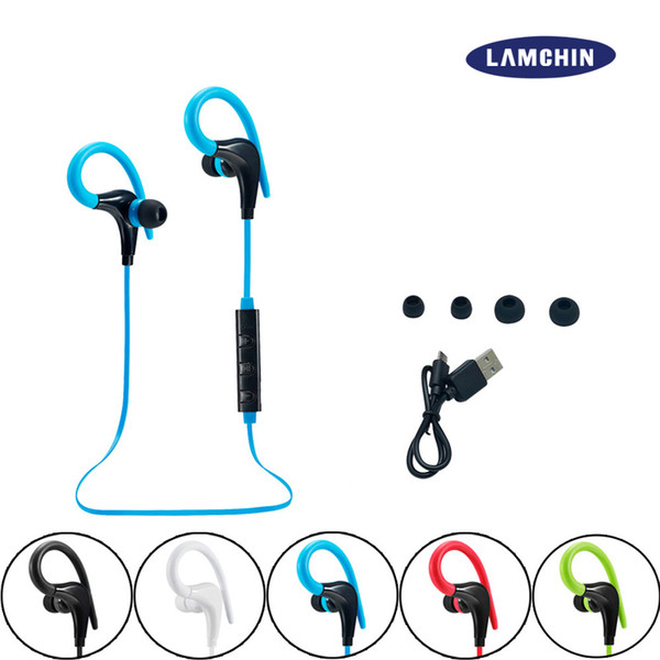 Wireless Earphone Bluetooth Sport Earphone Hook Neckband Headset Stereo Music Player For Universal Cell Phone With Retail Package