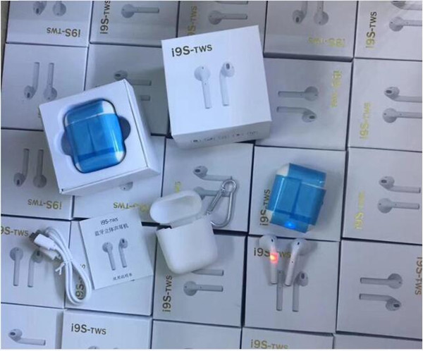 I9S Tws Earphone Headphone Stereo TWS Earbuds for IOS Android Phone With Charging Box Wireless Bluetooth Headphone I7S TWS/I8 TWS/I8X MINI