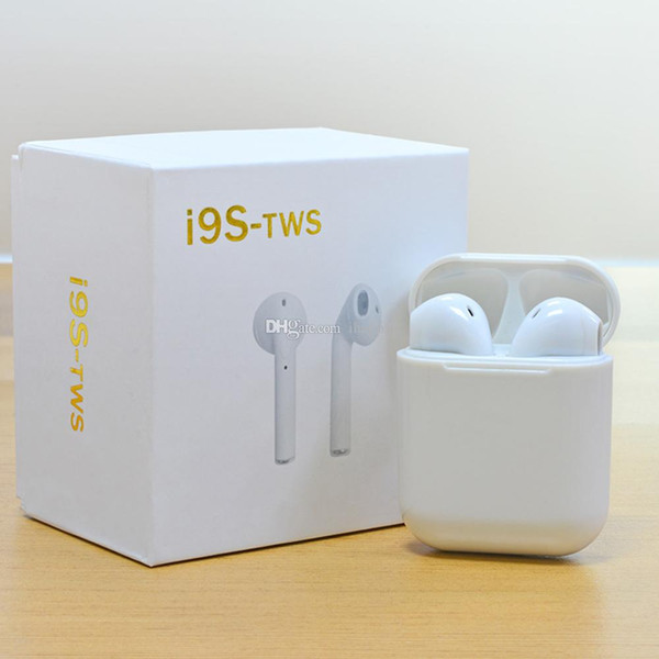 New arrived 2019 i9s TWS Wireless Bluetooth sport magneticTwins Earbuds Earphone Headset vs i7 i8x Charging Box For iphone 8 samsung s8 s9