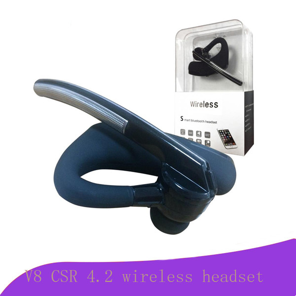 Hhigh Quality Bluetooth headphone Headset CSR4.2 Business Stereo Earphones With Mic Wireless Universal Voice Earphone with Box Package