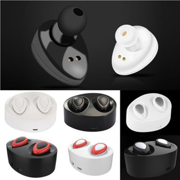 TWS K2 True Wireless Bluetooth Earphones Stereo Headset Dual Twins Earpieces Bass Mic Double Earbuds Headphones USB Charger Box