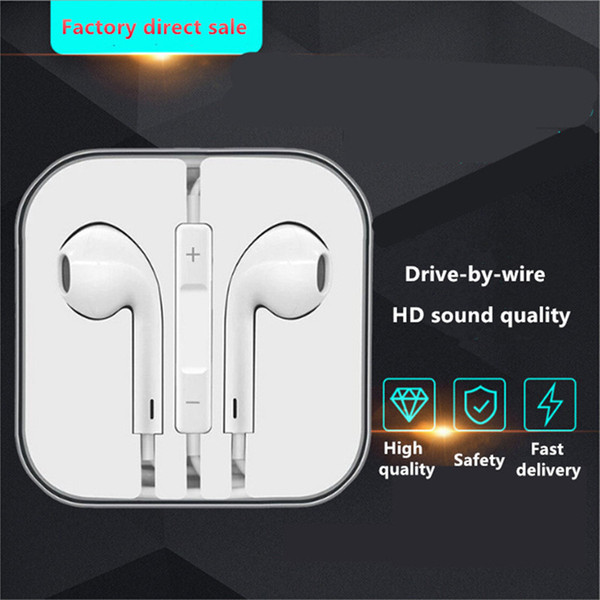 Sports Earphone Stereo BASS In-Ear Earphone Noise Cancelling Headsets HiFi Ear Phone With build-in Microphone for universal iphone andriod