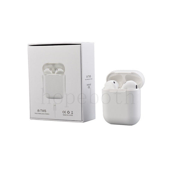 I8S TWS Best Earbud Wireless Bluetooth Earphones Twins Double Earbuds Mini Calling Music Headset Headphones For iPhone Xr XS Max Android