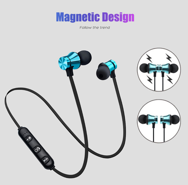 Auricular inalámbrico Bluetooth auricular magnético para auriculares de deporte auriculares Bluetooth para iPhone 7 X Xiaomi auricular