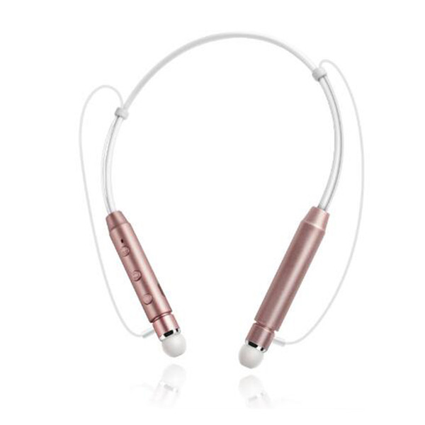 One to two bass bilateral stereo hanging neck magnetic movement running 4.2 wireless Bluetooth headset