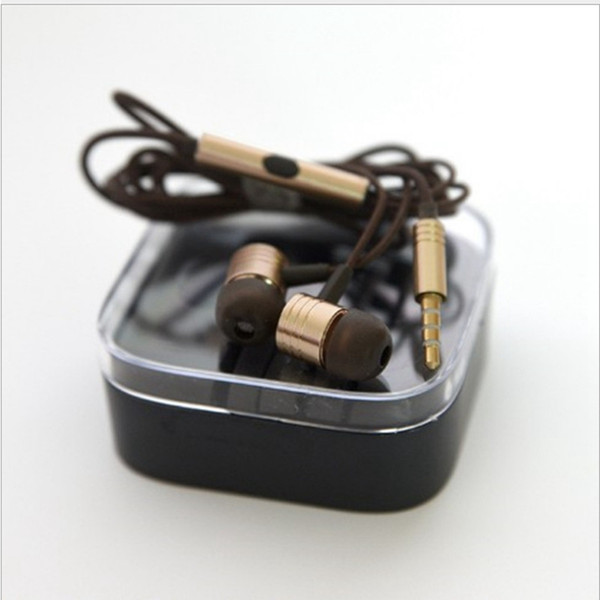 3.5mm Metal Xiaomi Piston Headphone Earphone Noise Cancelling In-Ear Headset earphones with Mic Remote For Xiaomi MI3 Redmi Andriod iphone