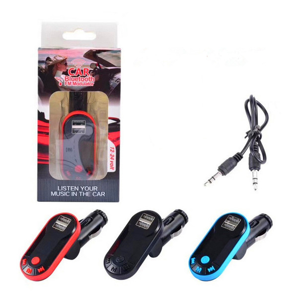 2018 Hot sale New Car Charger Bluetooth Wireless Car MP3 Music Player Dual USB Charger FM Transmitter Handsfree Car Kit USB TF SD