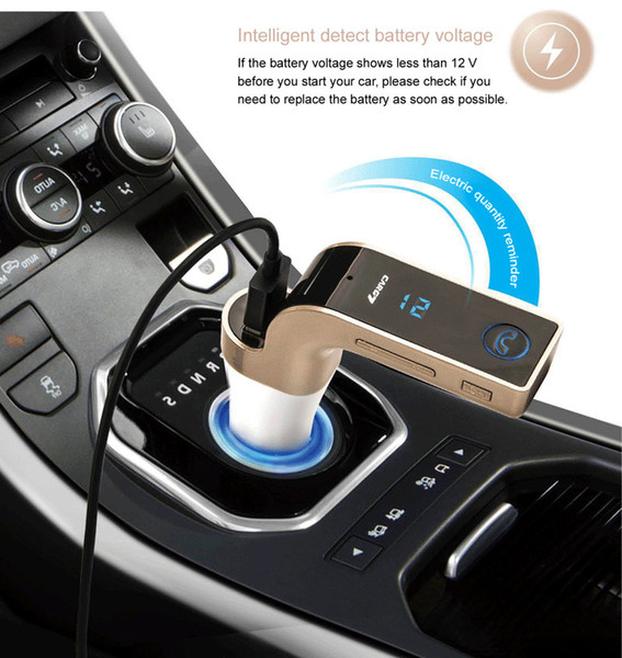 4-In-1 G7 Handsfree USB Mp3 Wireless Car Fm Transmitter Bluetooth Mini Fm Transmitter Car Kit Mp3 Player LCD Car Accessories