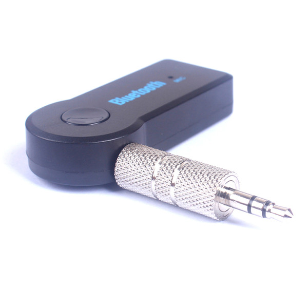 Universal 3.5mm Bluetooth Car Kit A2DP Wireless AUX Audio Music Receiver Adapter Handsfree with Mic For Phone MP3 Retail Box