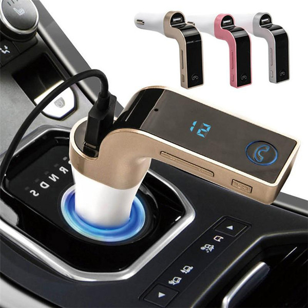 Car G7 Wireless Bluetooth FM Transmitter Modulator Car MP3 Player SD USB AUX car voltage protection with retail box