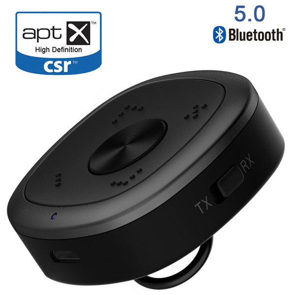 Bluetooth 5.0 Receiver and Transmitter 2 in 1 aptX CSR HD Low Latency Dual Stream HD Audio for TV Home Stereo System