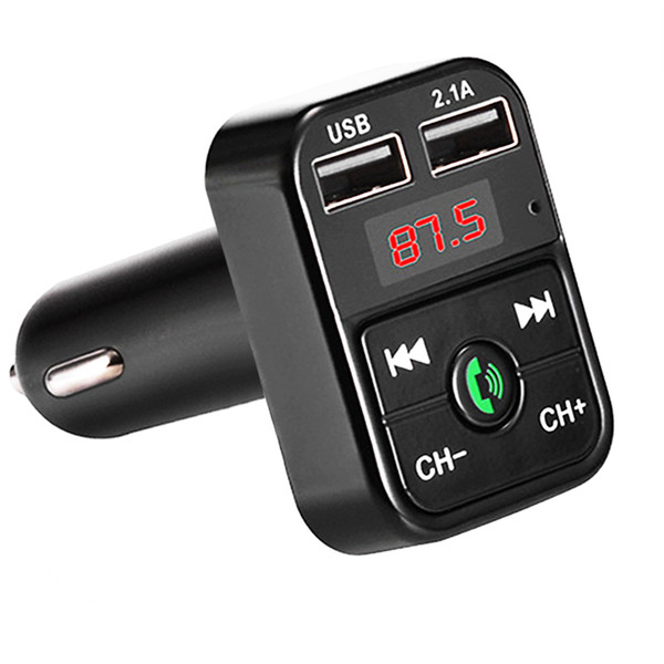 Bluetooth FM Transmitter Hands Free Car Kit Car Styling MP3 Music Player TF Flash Music 5V 2.1A USB Charger 12V-24V FM Modulator