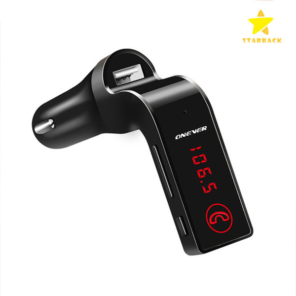 CAR G7 Bluetooth MP3 FM Transmitter Bluetooth Wireless Car Kit Hands Free FM Adapter Transmitter With USB Car Charger With Package