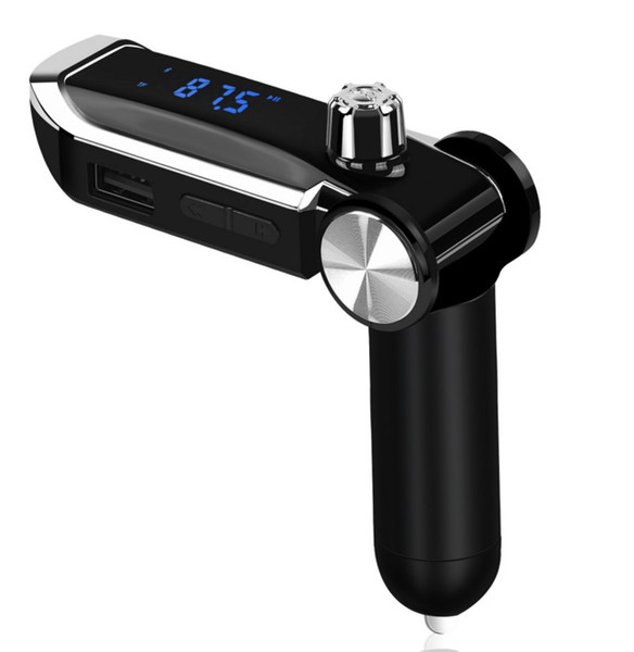 Universal Wireless In-Car Bluetooth FM Transmitter Radio Adapter Car Kit MP3 player TF Card Slot with USB Car Charging Hands Free Calling