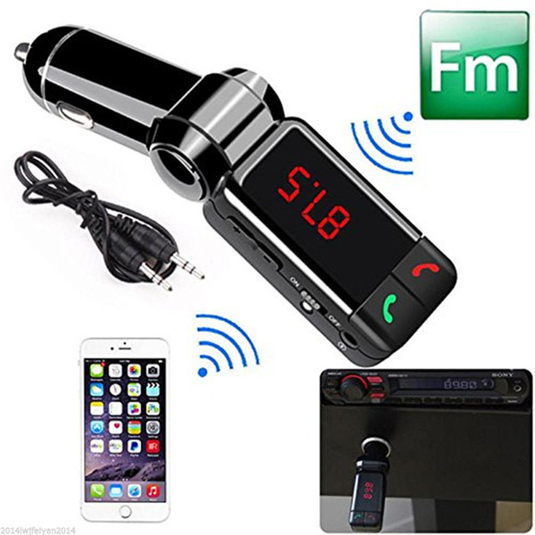 FM Transmitter Radio Car Kit MP3 Music Player Wireless Bluetooth Digital Display With 2 USB Port AUX jack Hand-free