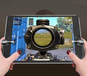 NEW H2 PUBG Mobile Gamepad Gaming Trigger Shooter Controller for iPad iPhone Tablet Smartphone Android Phone Game pad Samsung Phone