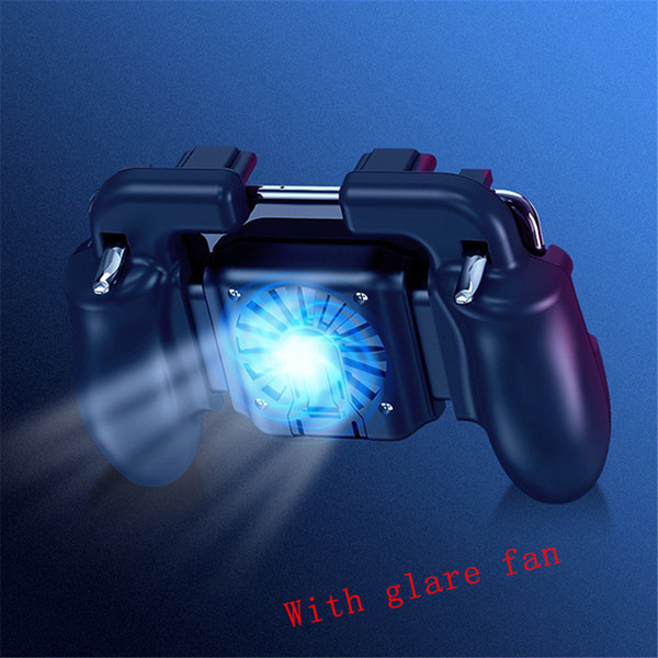 H5 Heat dissipation Gaming Pad Aim Buttons Chicken-eating Artifact Game Assist Tools with Fan for PUBG for Shooting Games