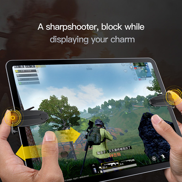 1Pair L1 R1 Gaming Trigger Mobile Phone Games Shooter Controller Fire Button Handle For PUBG/Rules of Survival/Knives Out