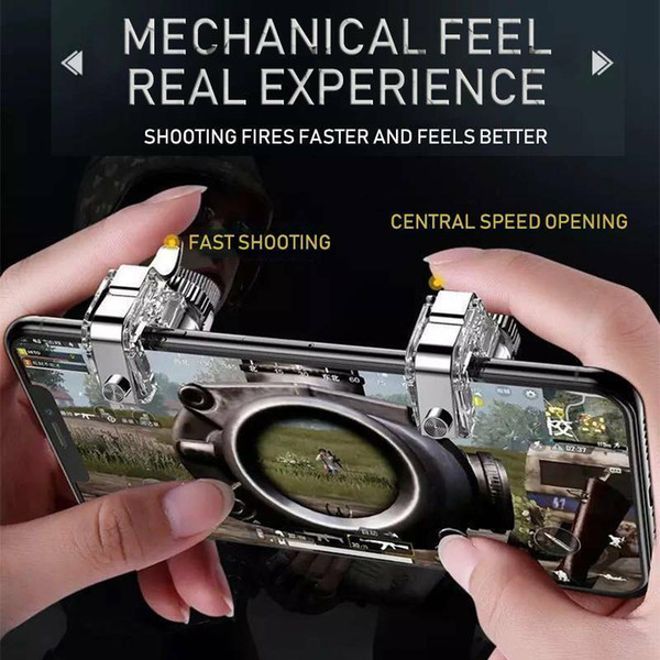 AOE R11 PUBG Mobile Gamepad Gaming Trigger Shooter Controller for iPhone Smartphone Android Phone Game pad Samsung Phone