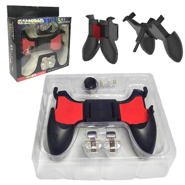 The new chicken-eating gadget w10 gamepad w11 chicken-eating gadget assist mobile game to stimulate the battlefield transparent metal