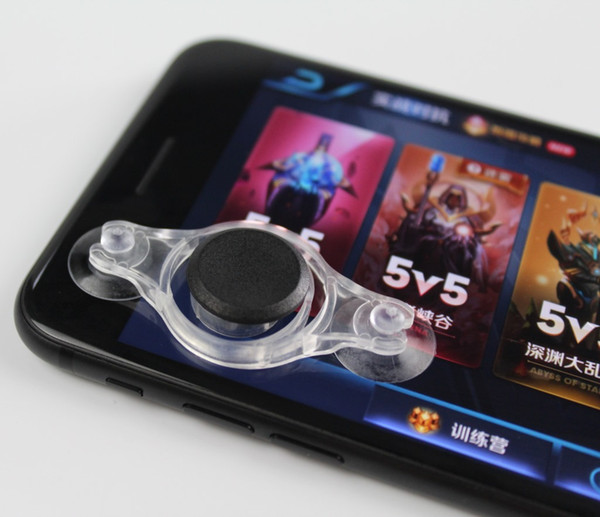 New mobile touch screen mini game joystick with Button sucker for Android for iphone for ipad suction cup