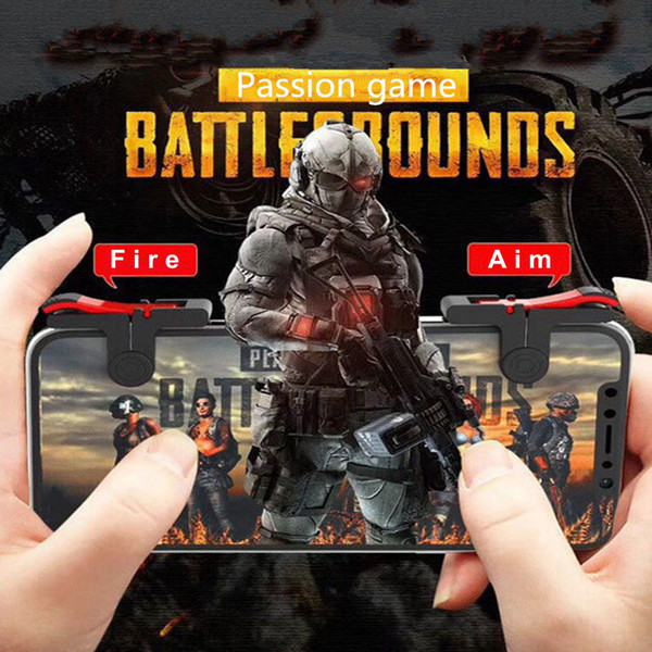 Para plasticL1R1 PUBG Mobile Game Controller Gamepad Joystick Do Telefone Móvel Sensível Atirar e Mirar Gatilhos Para IOS Android