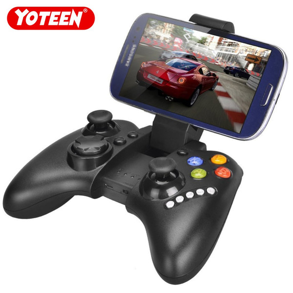 Yoteen Mobile Phone Gamepad Telescopic Wireless Bluetooth Game Controller Mobile Phone Clip Android iOS for PC