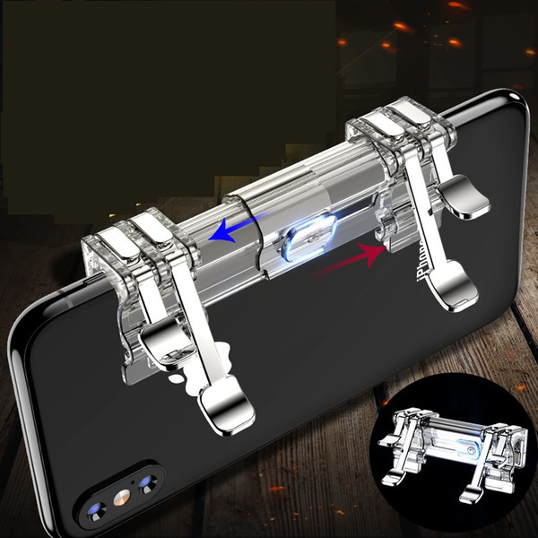 K9 PUBG Mobile Phone Game Free Resizing Phone Gamepad Controller Gaming Joystick Trigger Fire Button Aim Key Shooter Game 150pcs/l